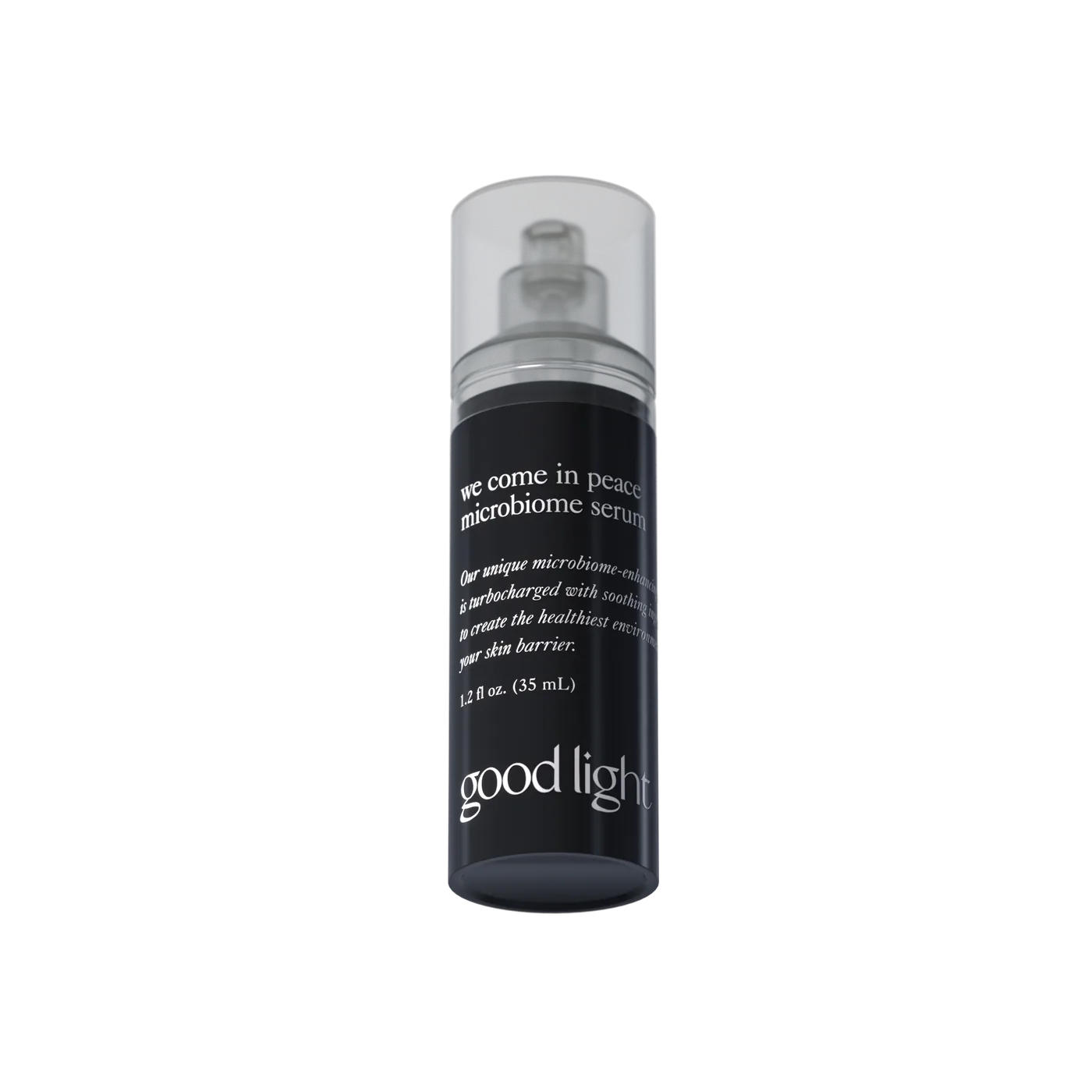 We Come in Peace Microbiome Serum — container